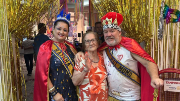 VÍDEO: Aos 100 anos, dona Linda brilha no Rotary Folia