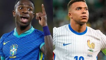 Fotos: Rafael Ribeiro/CBF | Reprodução/Mbappe via Instagram/