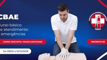 CBMSC abre inscrições para o Curso Básico de Atendimento a Emergências