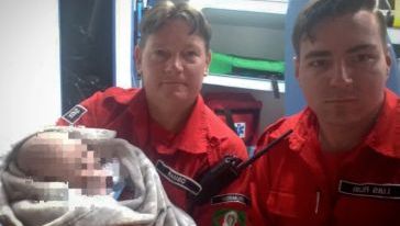 Bombeiros salvam bebê de 33 dias após engasgamento 