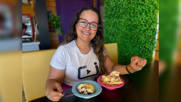 VÍDEO: Na Sensação do Açaí Xanxerê você não precisa escolher entre sorvete e açaí. Pode levar os dois! 