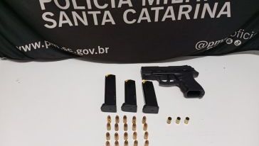 Homem é detido após disparos de arma de fogo em bairro de Chapecó