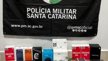 Polícia Militar Rodoviária apreende R$ 31,5 mil em produtos de descaminho na SC-157, no Oeste 