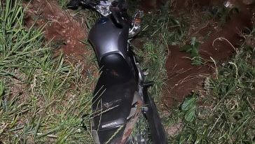Acidente registrado no interior de Xanxerê deixa motociclista ferido 