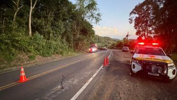Colisão grave na SC-390 no Meio-Oeste deixa uma vítima fatal 