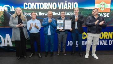 Governador Jorginho Mello lança edital para construção do Contorno Viário de Joaçaba, Herval d’Oeste e Luzerna