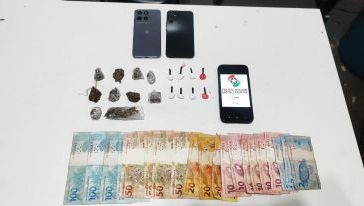 Mulher com tornozeleira eletrônica e homem com passagens policiais são detidos por tráfico de drogas em Chapecó 