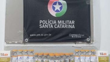 Ampolas de medicamento de origem estrangeira são apreendidas em fiscalização da Polícia Militar 