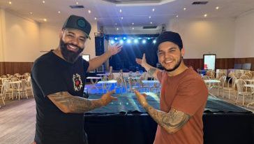 VÍDEO: Dupla Leo e Gian, em parceria com a Dolci Energy lançam energético especial no Boteco Raiz 2025