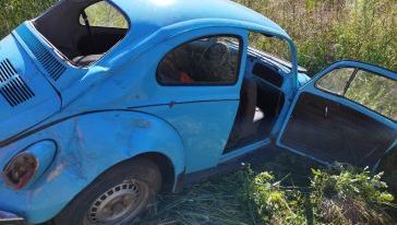 Saída de pista deixa idoso ferido no interior de município do Meio-Oeste