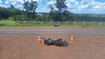 Colisão entre motocicletas deixa duas mulheres feridas na SC-163
