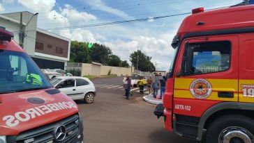 Mulher e criança ficam feridos após acidente de trânsito registrado em Abelardo Luz