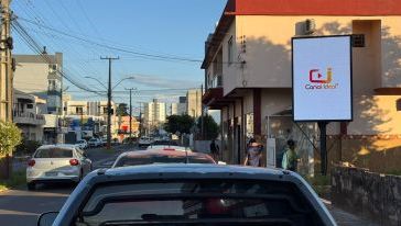 VÍDEO: novo painel de LED do Canal Ideal amplia opções de divulgação em Xanxerê