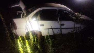 Mulher é presa por dirigir embriagada após capotamento na SC-163