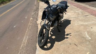 Colisão traseira deixa adolescente ferido na SC-492, no Oeste