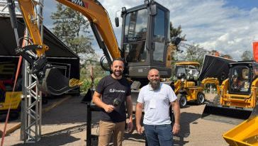 A Ideal Máquinas está presente mostrando força e tecnologia
