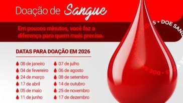 Xanxerê abre agendamento para doação de sangue com vagas limitadas
