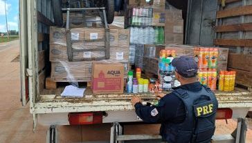 Empresa é flagrada pela terceira vez em poucos dias transportando produtos químicos misturados a alimentos na BR-163