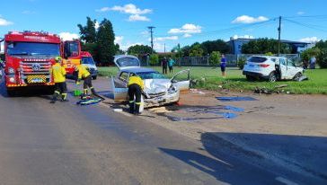 Colisão entre veículos deixa mulher ferida na BR-282 em Chapecó