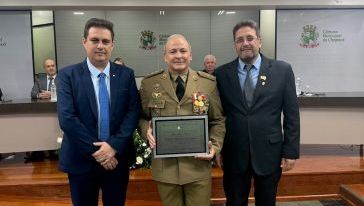 Câmara de Chapecó concede Título de Cidadão Honorário ao coronel Jorge Luiz Haack