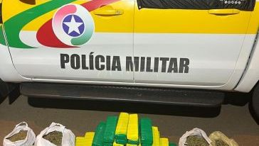 Polícia Militar Rodoviária apreende 42 quilos de maconha em ônibus na SC-155 em Bom Jesus