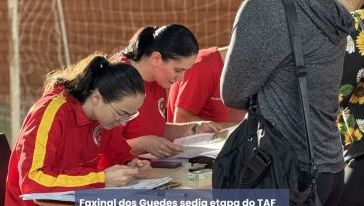 Faxinal dos Guedes sedia Teste de Aptidão Física do Corpo de Bombeiros Militar de Santa Catarina