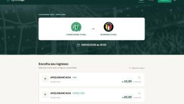 Chape Futsal lança venda online de ingressos e projeta recorde de público contra Blumenau