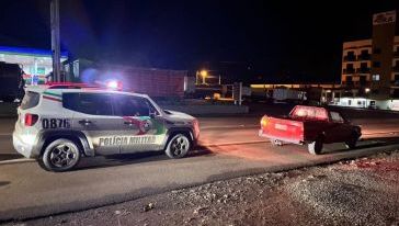 Polícia Militar recupera Saveiro furtada e prende suspeito em Ipuaçu