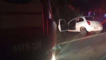 Grave acidente na BR-282 deixa um morto e um ferido grave 