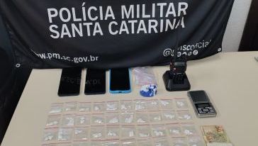 Adolescente de 16 anos é apreendido por tráfico de drogas em Concórdia