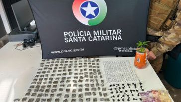 Adolescente que utilizava casa abandonada para esconder entorpecentes é apreendido por tráfico de drogas em Chapecó
