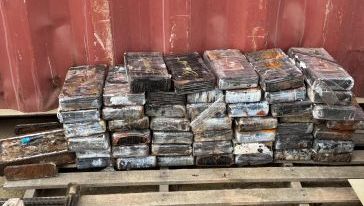 Polícia Federal apreende 150 kg de cocaína em contêineres com destino à Europa