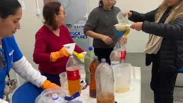 Programa Socioambiental e oficina de sabão ecológico envolve comunidade em Xaxim