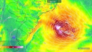 Chuva intensa preocupa meteorologistas (Foto: Meteored)