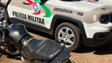 Homem é preso por receptação após ser flagrado com motocicleta furtada em Xanxerê