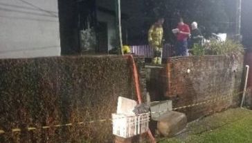 Incêndio criminoso atinge residência em Xaxim