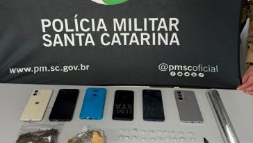 Quatro pessoas são presas por tráfico de drogas em operação da Polícia Militar em Xanxerê