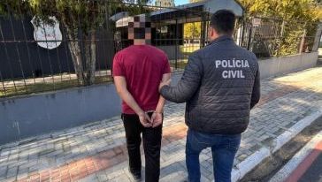 Homem investigado por estupro e importunação sexual é preso em São Lourenço do Oeste