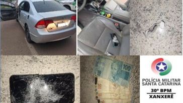 Perseguição por cerca de 20 minutos termina com prisão por tráfico de drogas em Xanxerê