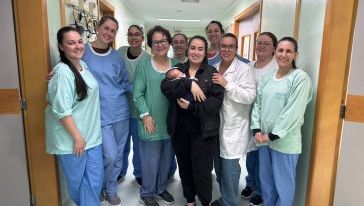 Bebê prematuro recebe alta após 40 dias na UTI Neonatal do HRSP