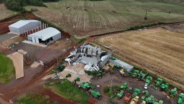 VÍDEO: Fortes ventos deixam rastro de destruição em Xanxerê