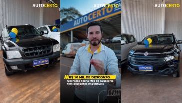 VÍDEO: operação Fecha Mês da AutoCerto traz ofertas para quem quer economizar de verdade