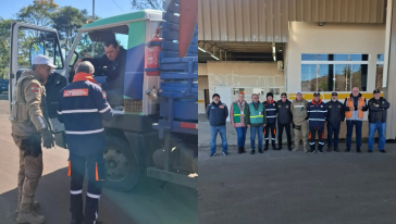 Operação fiscaliza transporte de produtos perigosos na SC-283, em Concórdia