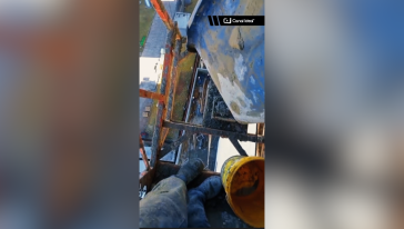 VÍDEO: trabalhador registra momentos de tensão enquanto aguardava resgate em andaime