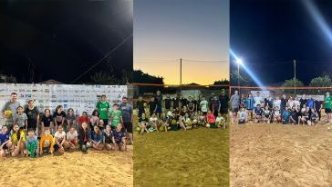 Projeto do Rotaract de São Domingos reúne cerca de 50 crianças em escolinha gratuita de voleibol de areia