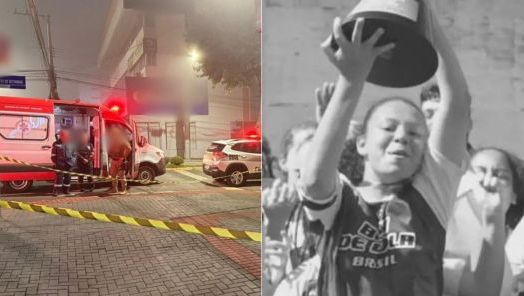 O crime aconteceu em 7 de junho de 2025, na Avenida Getúlio Vargas em Chapecó (Foto: Montagem/Divulgação)