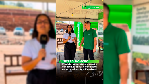 Sicredi: força e parceria no agro durante a ExpoFemi 