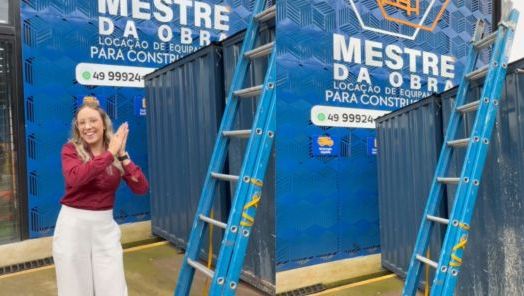 VÍDEO: Mestre da Obra oferece escada de até 8,40 metros para locação