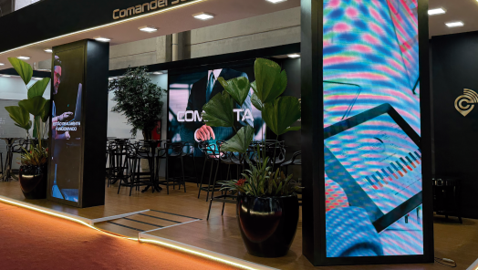 VÍDEO: Expositor da ExpoFemi 2026, invista em painéis de LED para se destacar no evento
