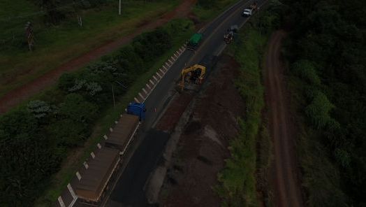 VÍDEO: motoristas enfrentam filas na BR-282 durante manutenção
